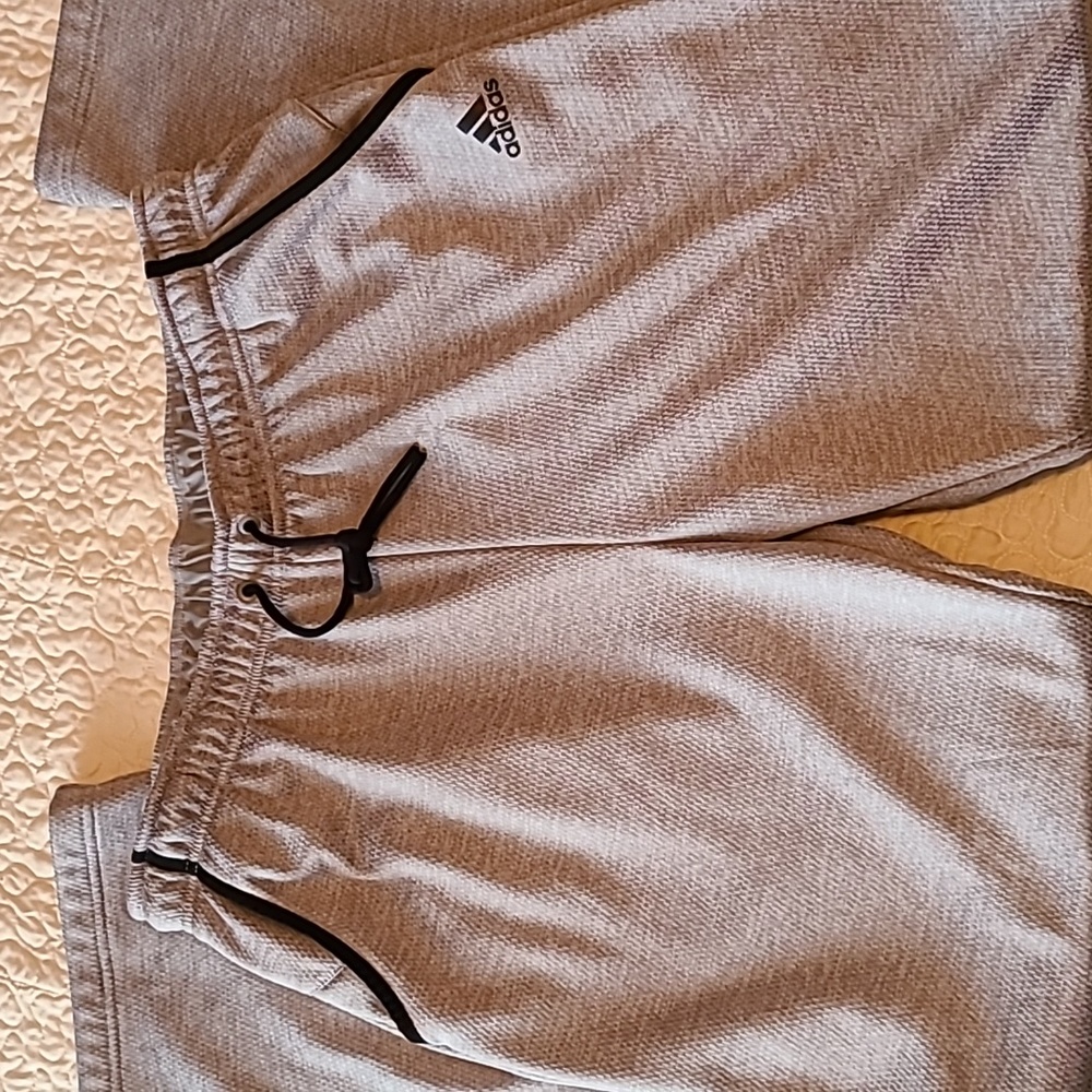 Adidas team pant men's XL Gray